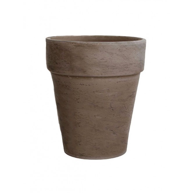 Vaso tondo terracotta chris — Vasi in Terracotta