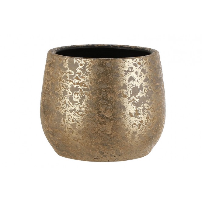 Vaso in ceramica oro — Vasi in Ceramica